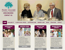 Tablet Screenshot of palmvillage.com