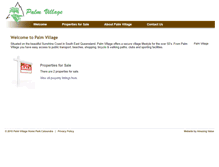 Tablet Screenshot of palmvillage.com.au