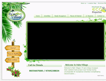 Tablet Screenshot of palmvillage.co.in